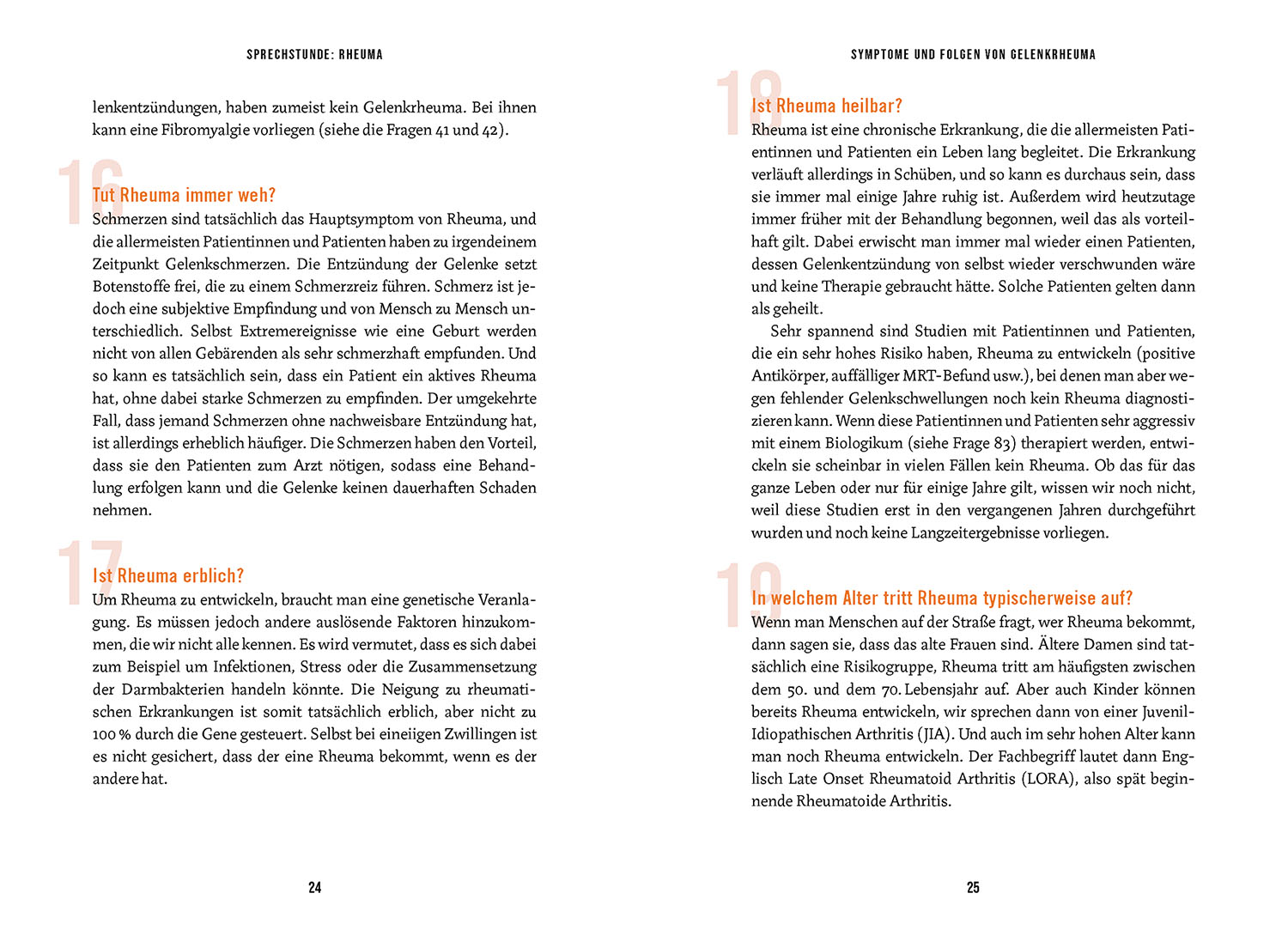 In der Sprechstunde: Rheuma