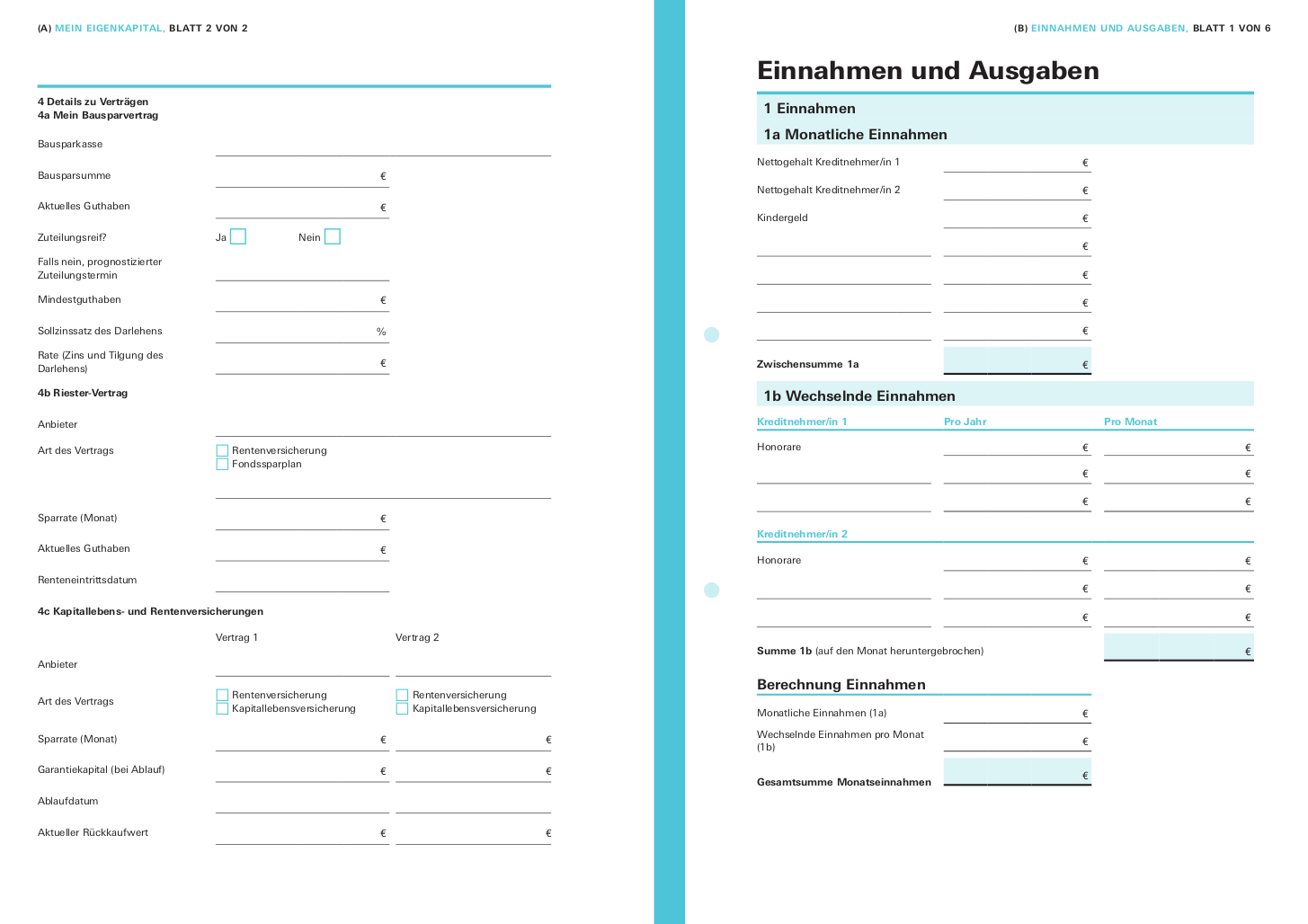 Immobilienfinanzierung. Das Set