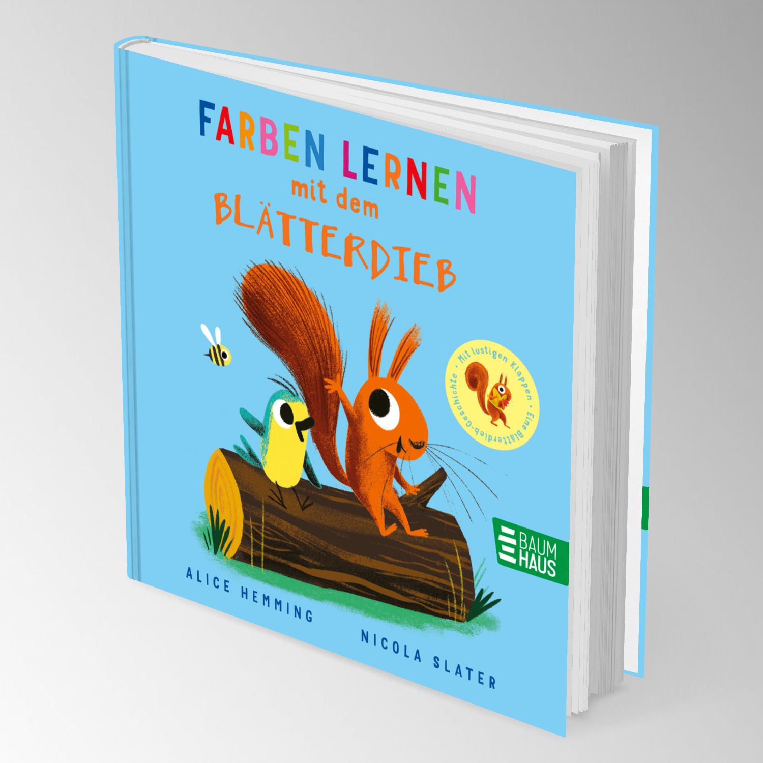 Farben lernen mit dem Blätterdieb