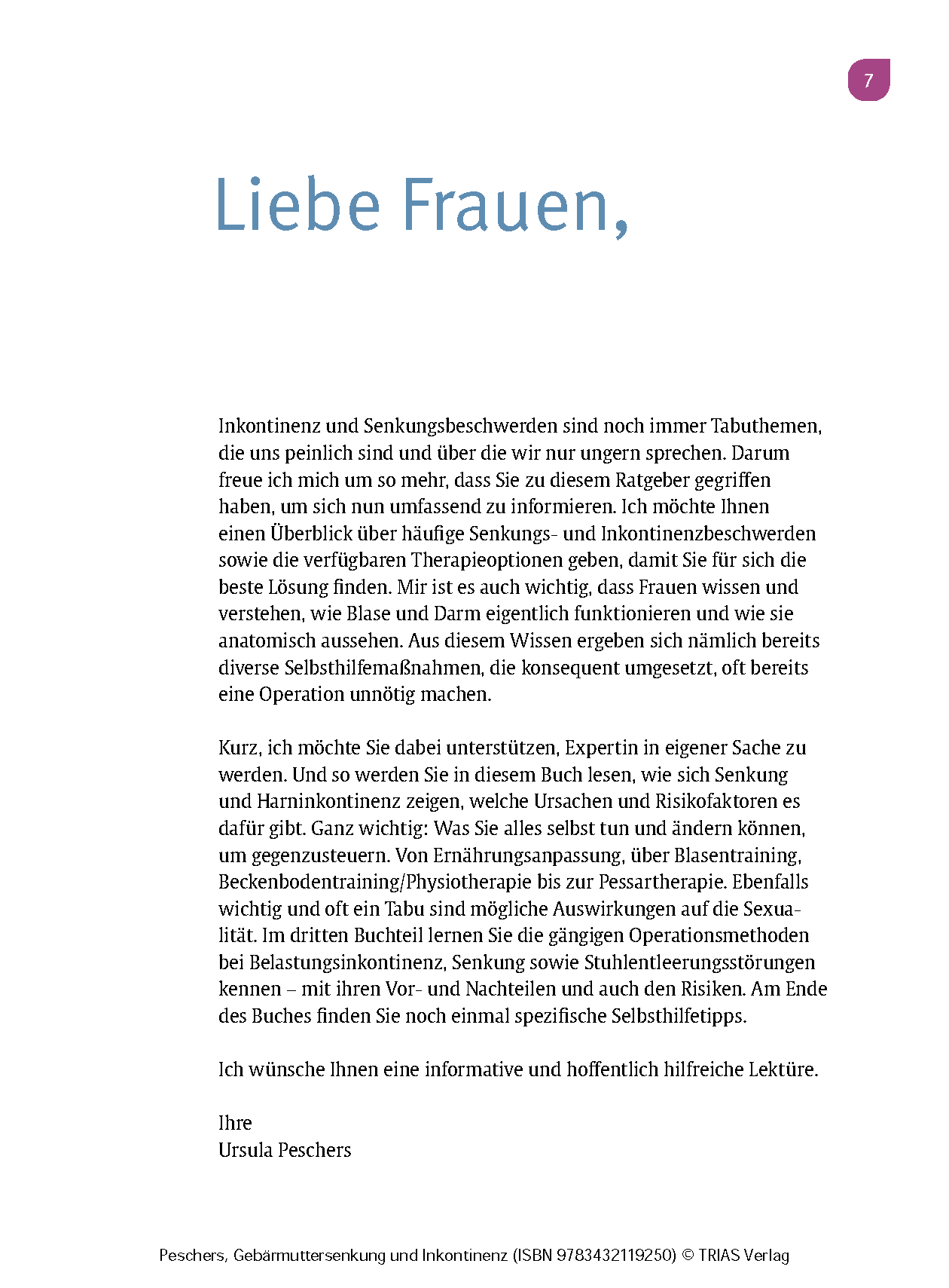 Frauengesundheit: Gebärmuttersenkung und Inkontinenz