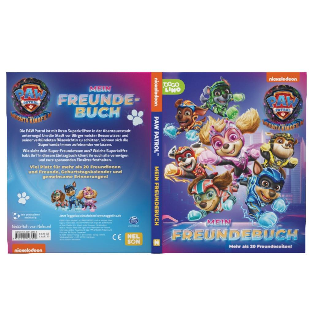 PAW Patrol Mitmachbuch: Der Mighty Kinofilm: Mein Freundebuch