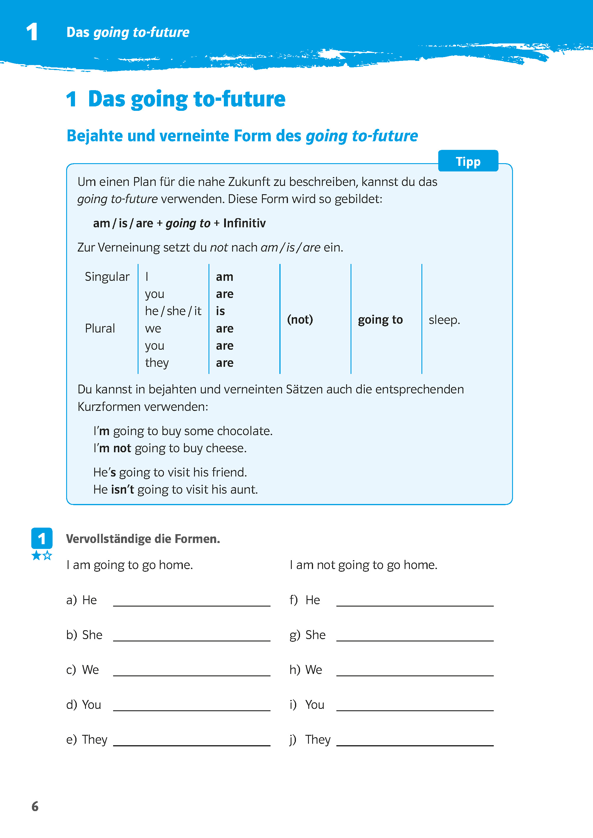Klett 10-Minuten-Training Englisch Grammatik Future Tenses 6.- 8. Klasse
