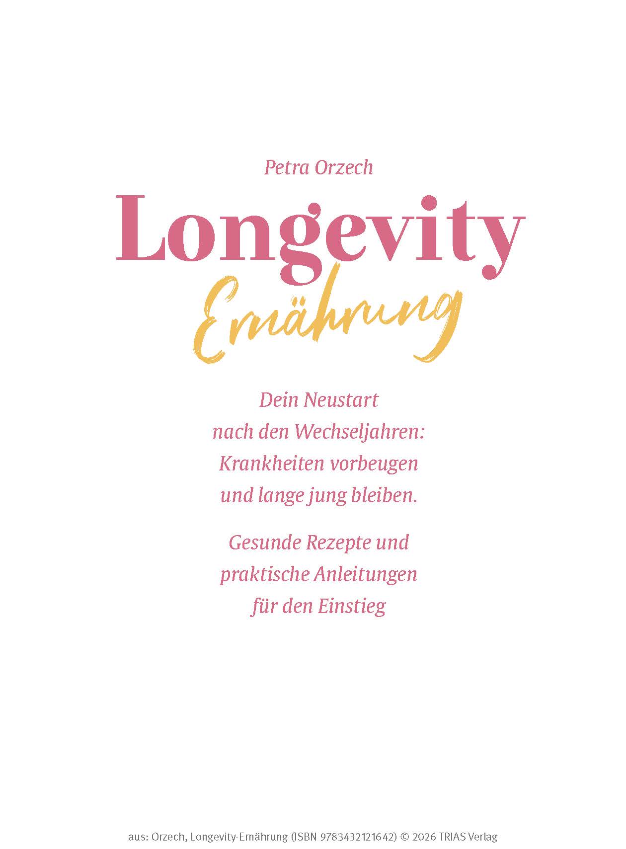 Longevity-Ernährung