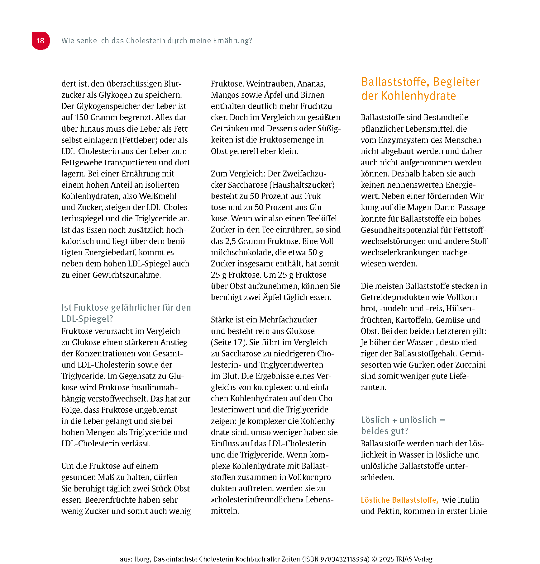 Das einfachste Cholesterin-Kochbuch aller Zeiten