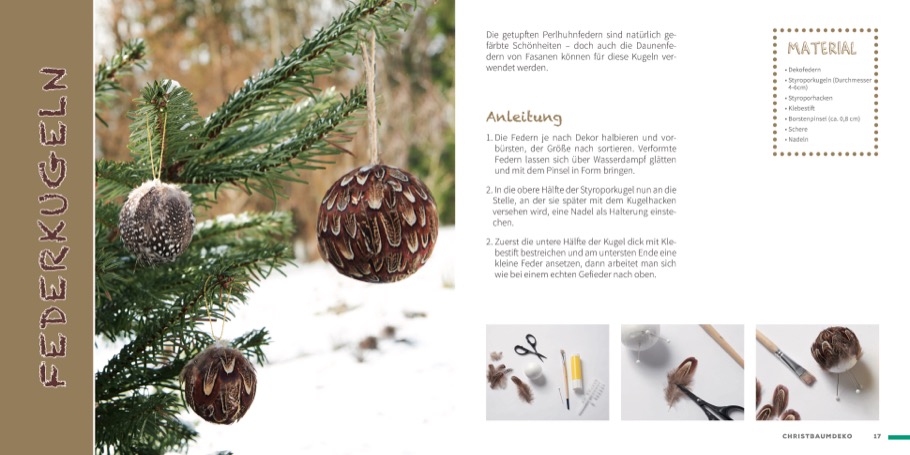 Weihnachtliche Baumdeko