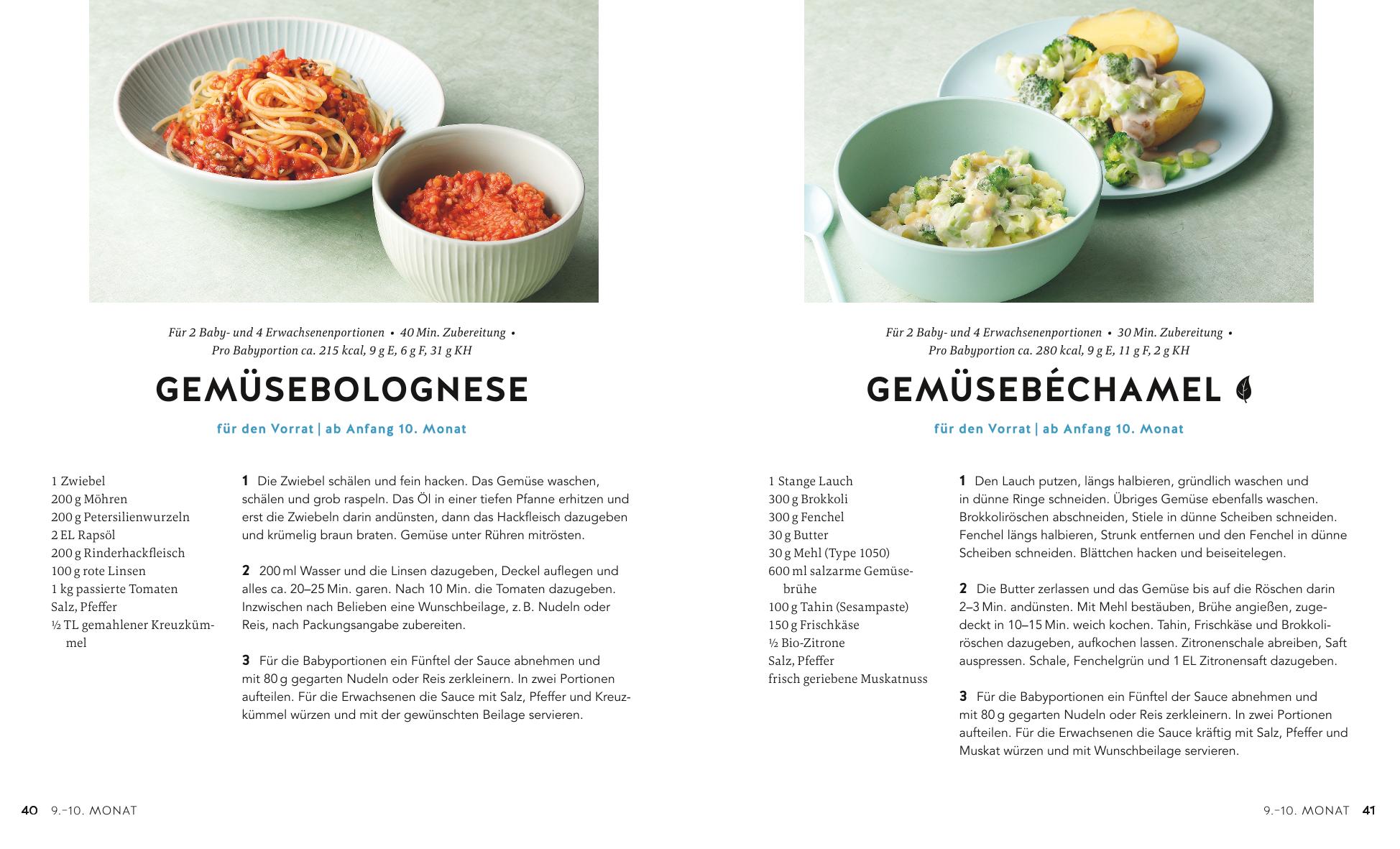 Kochen für Babys