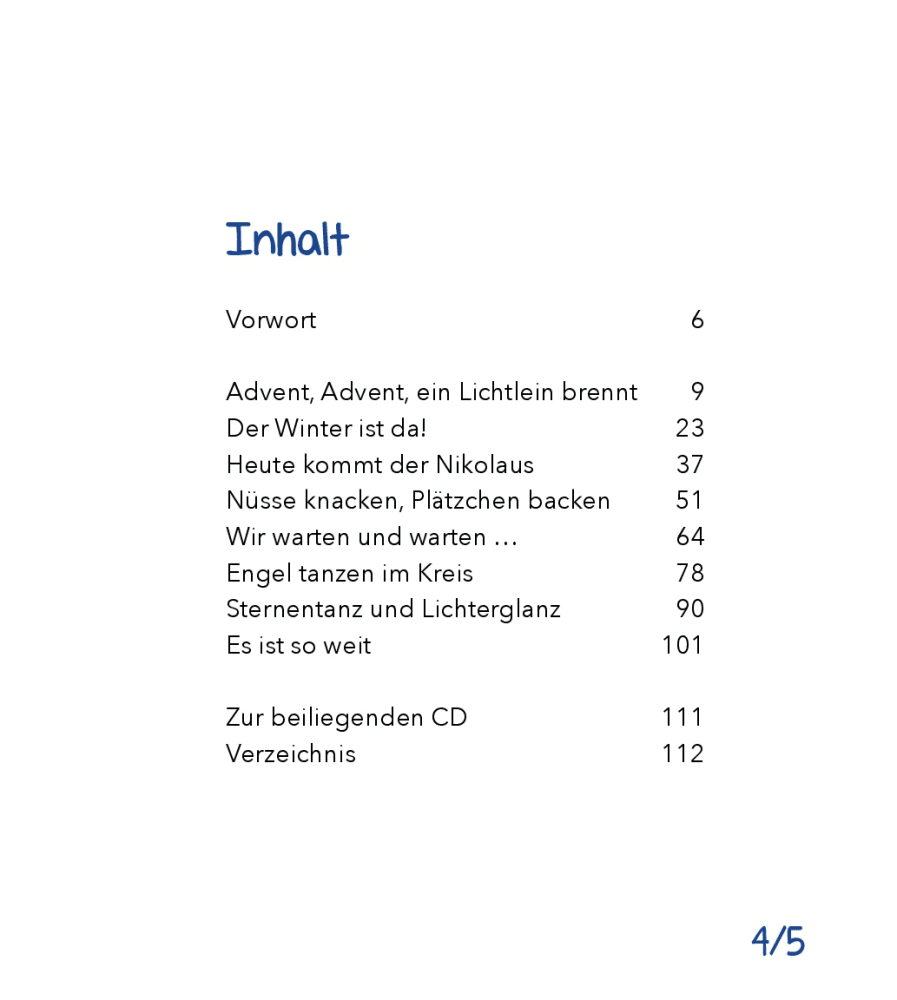 Advent und Weihnachten feiern in der Kita, m. Audio-CD