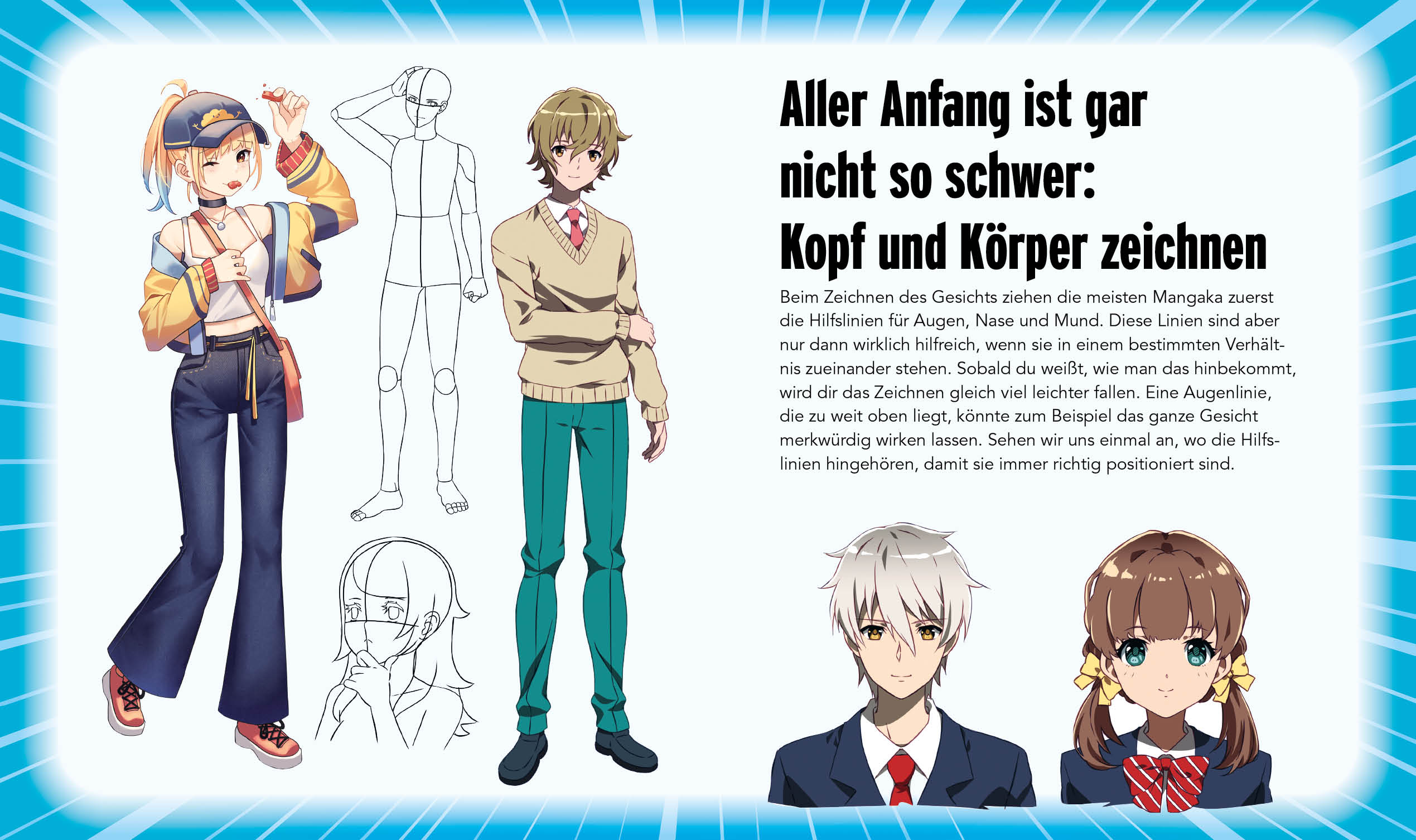 100 Manga-Figuren zeichnen