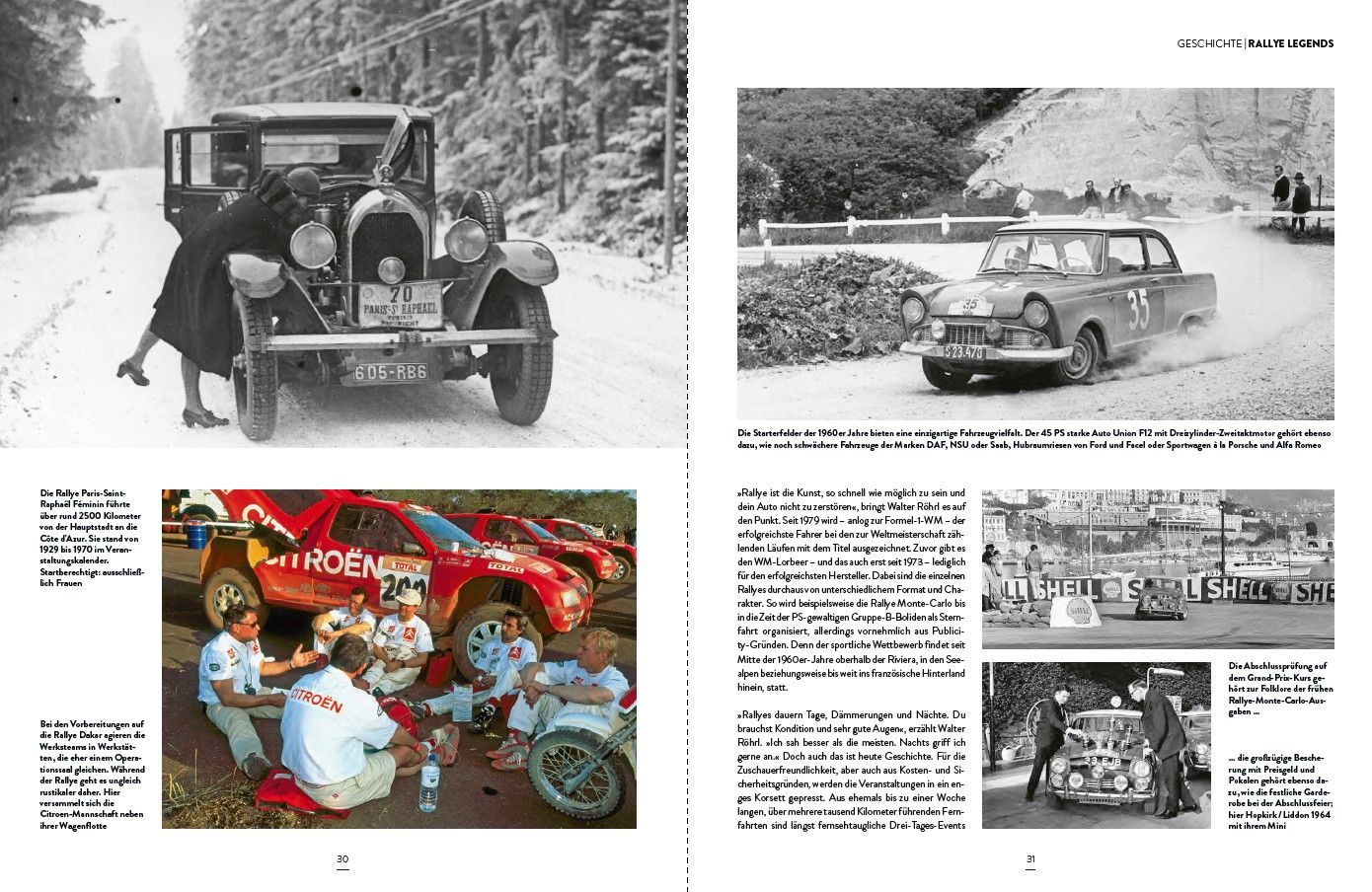 Rallye Legenden - Zeitreise auf Asphalt, Schotter und Schnee
