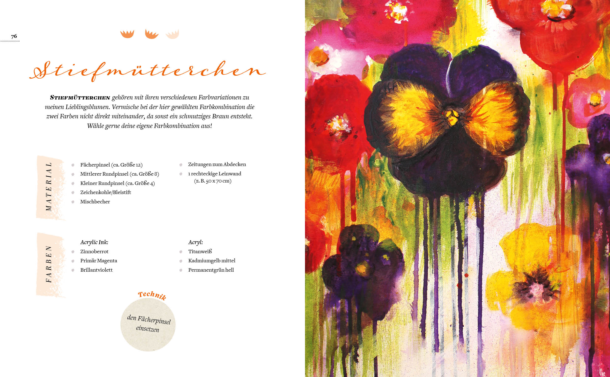 Blumen malen