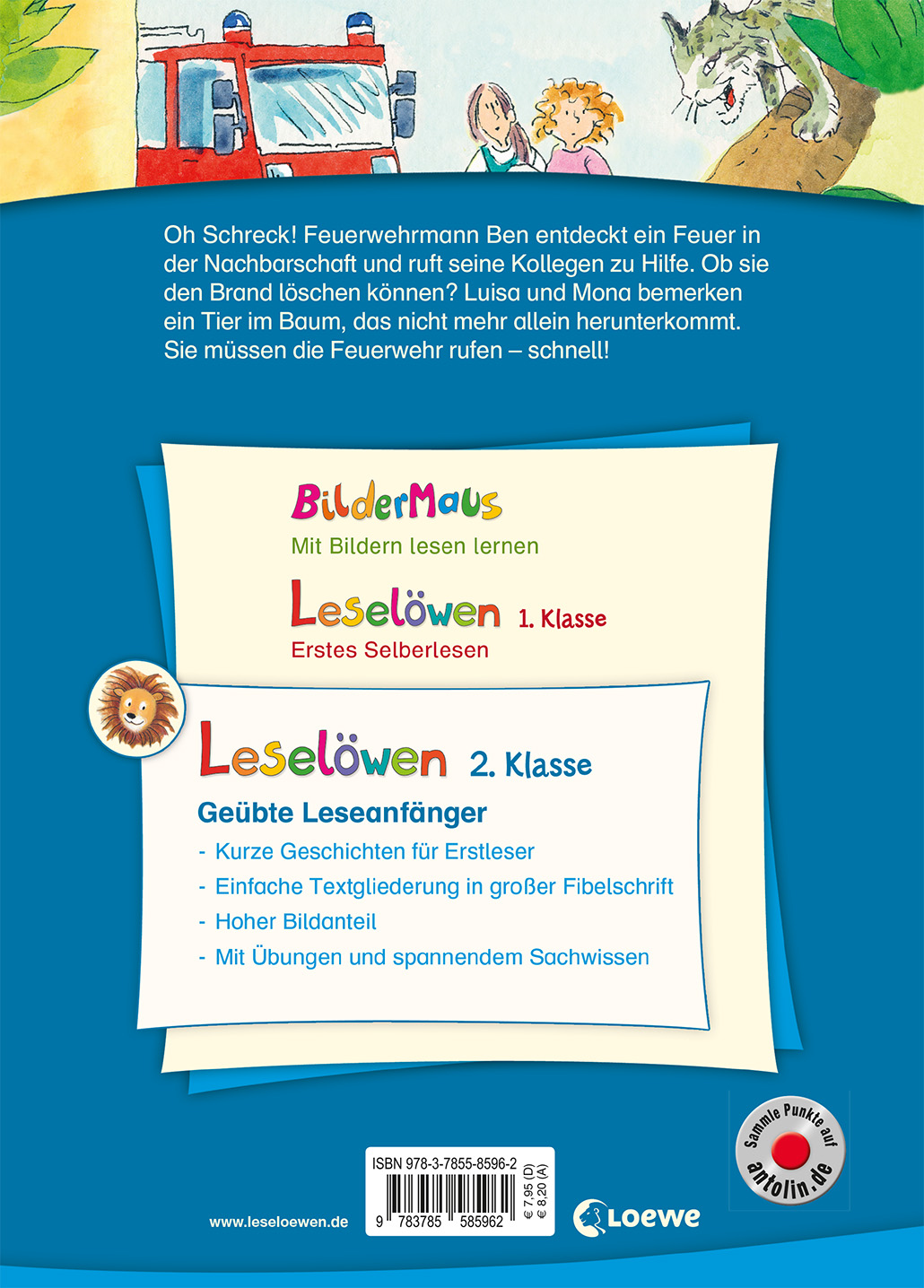 Leselöwen 2. Klasse - Feuerwehrgeschichten