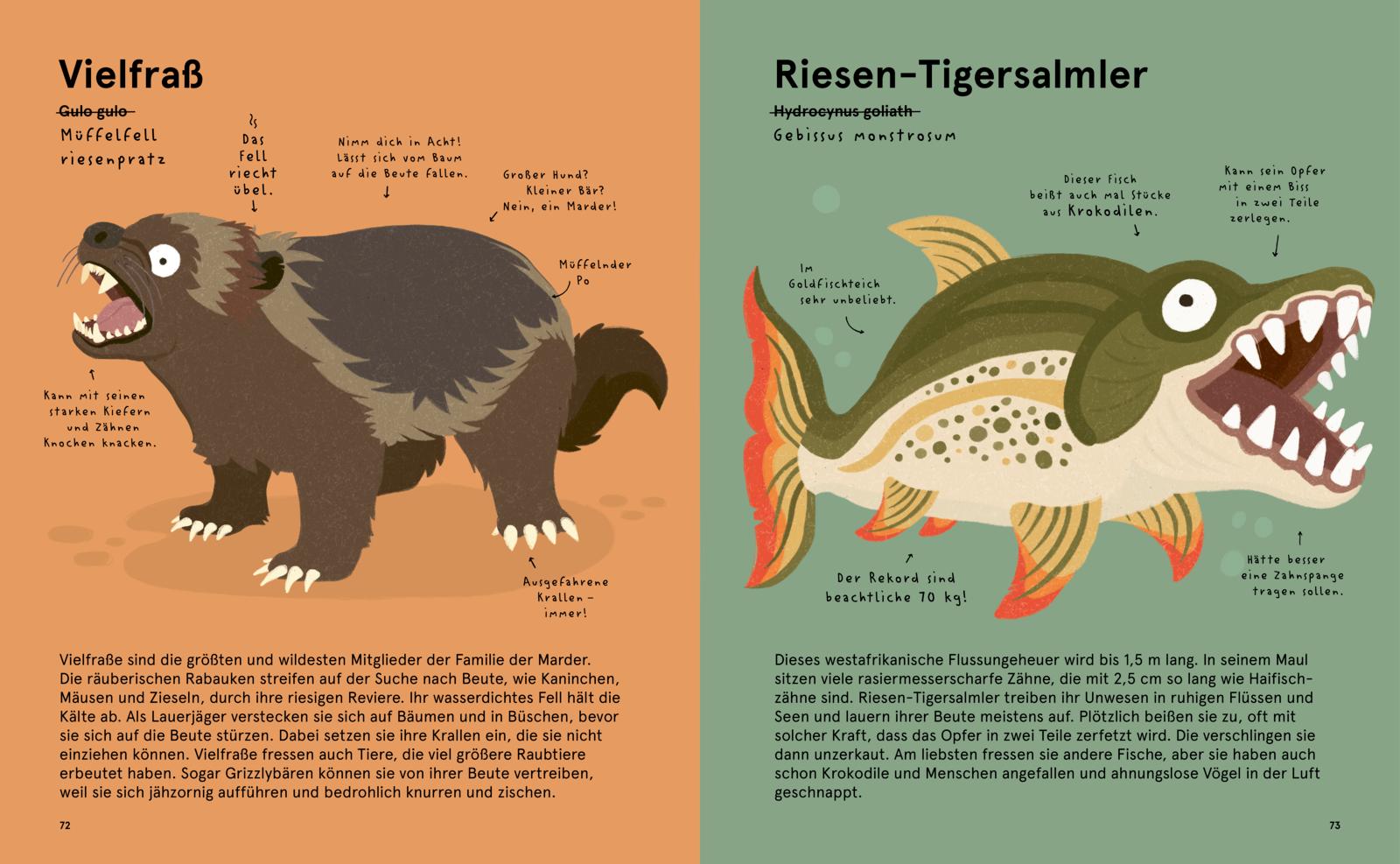 Das Lexikon gruseliger Tiere