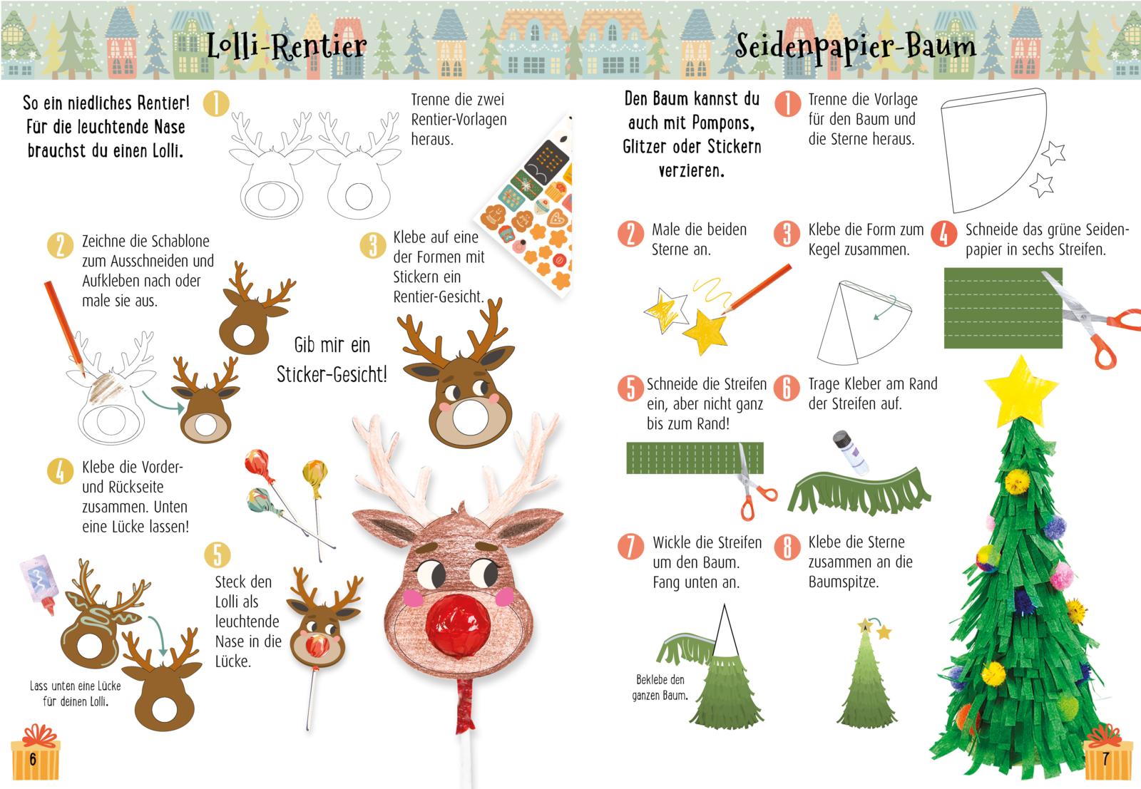 Bastelset für Kinder: Kreatives Bastelset: Weihnachten