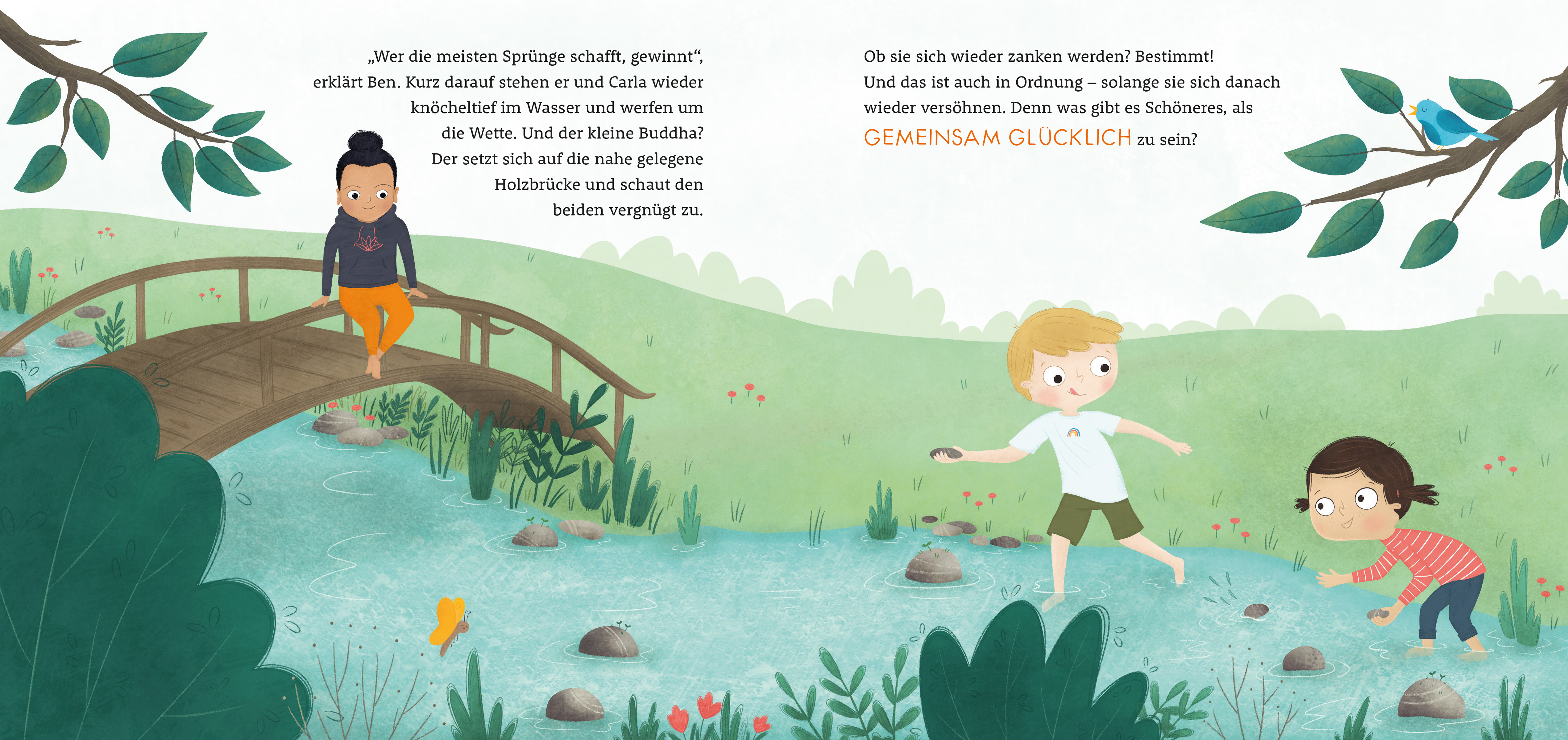 Der kleine Buddha und das gemeinsame Glück