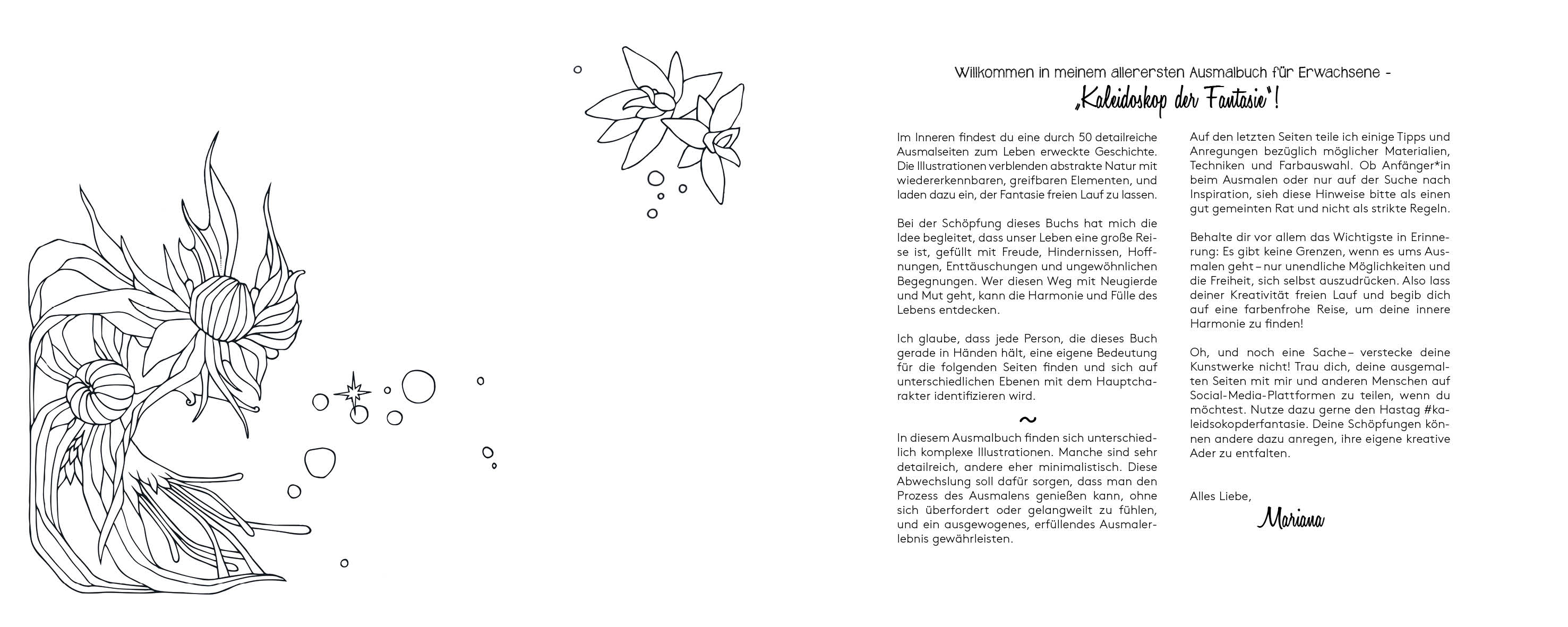 Ausmalbuch: Kaleidoskop der Fantasie