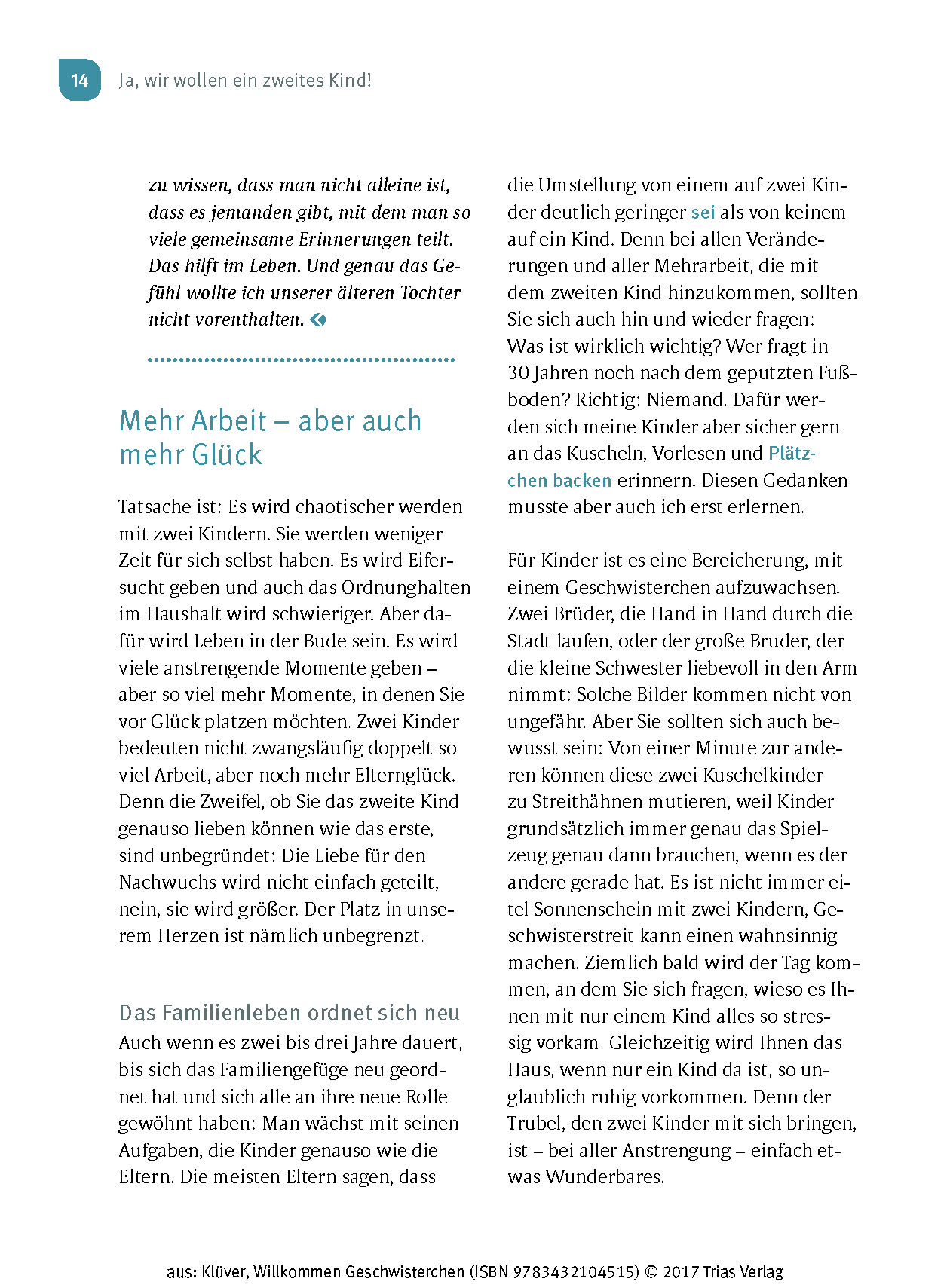 Willkommen Geschwisterchen