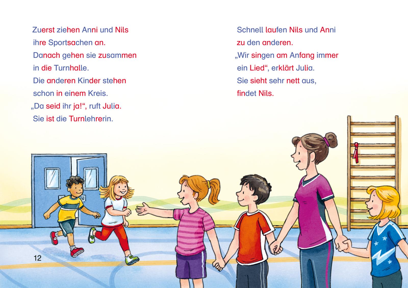 LESEMAUS zum Lesenlernen Sammelbände: Die tollsten Sport-Silben-Geschichten