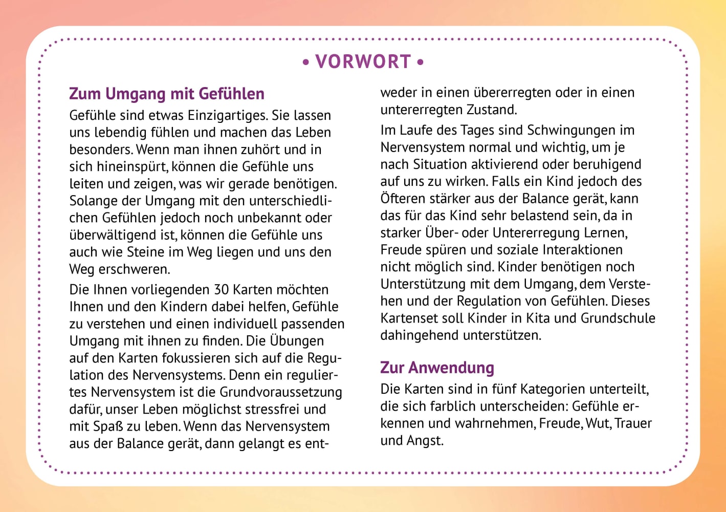 Gefühle in Bewegung bringen