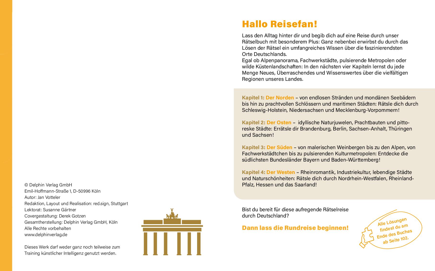 Reise durch Deutschland I Wissen in Rätseln