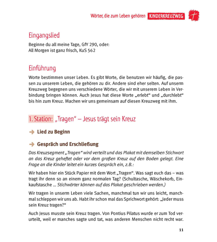 Kinderkreuzweg und Osterfeier