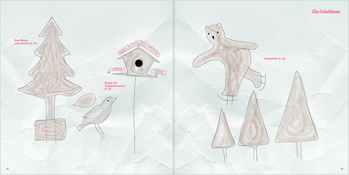 Winterliches aus der Papierwerkstatt