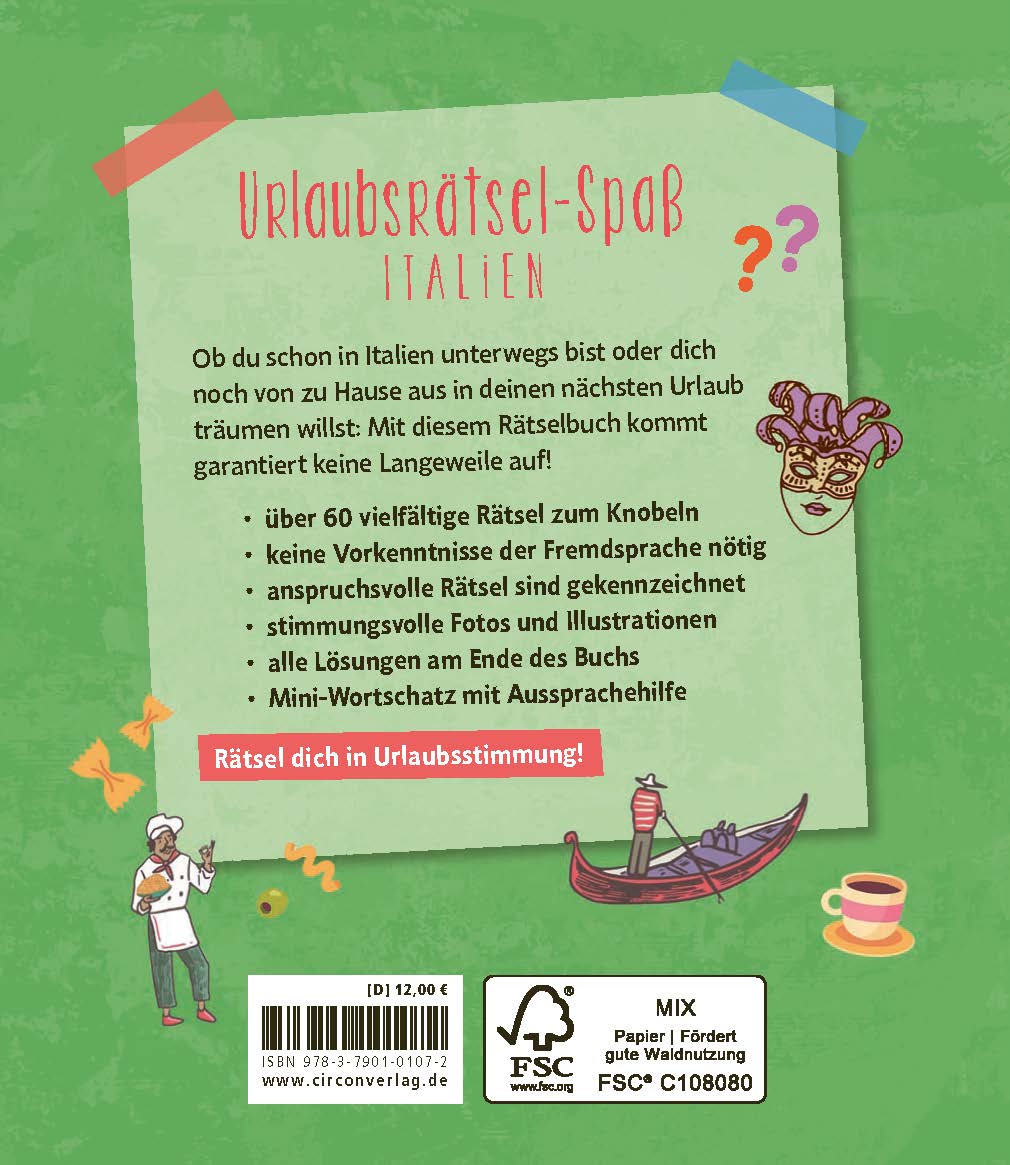 Urlaubsrätsel-Spaß Italien
