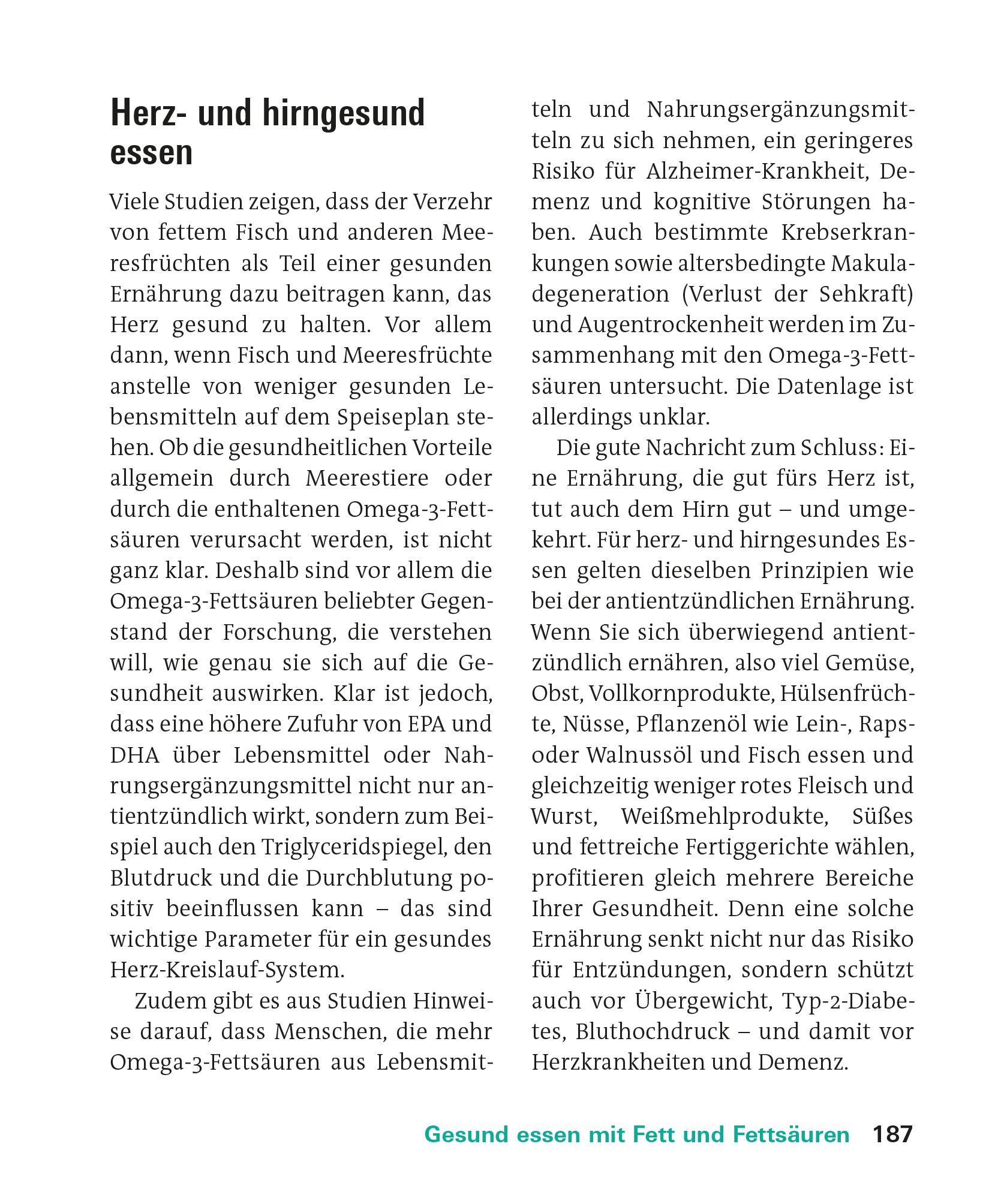 Fette und Fettsäuren
