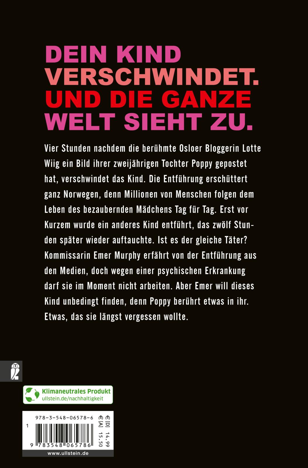 Poppy. Dein Kind verschwindet. Und die ganze Welt sieht zu. (Die Emer-Murphy-Serie 1)