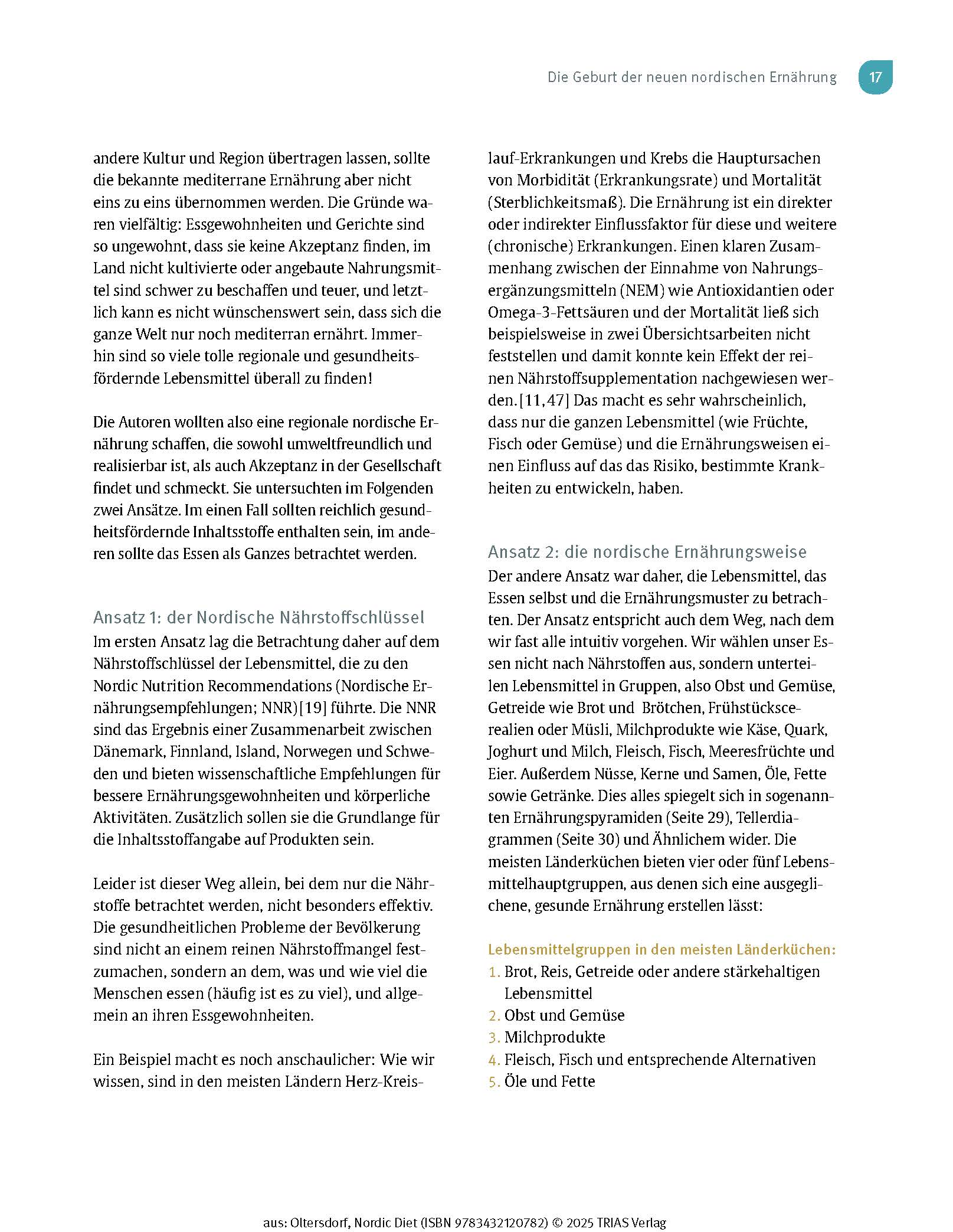 Medical Cooking: Nordic Diet