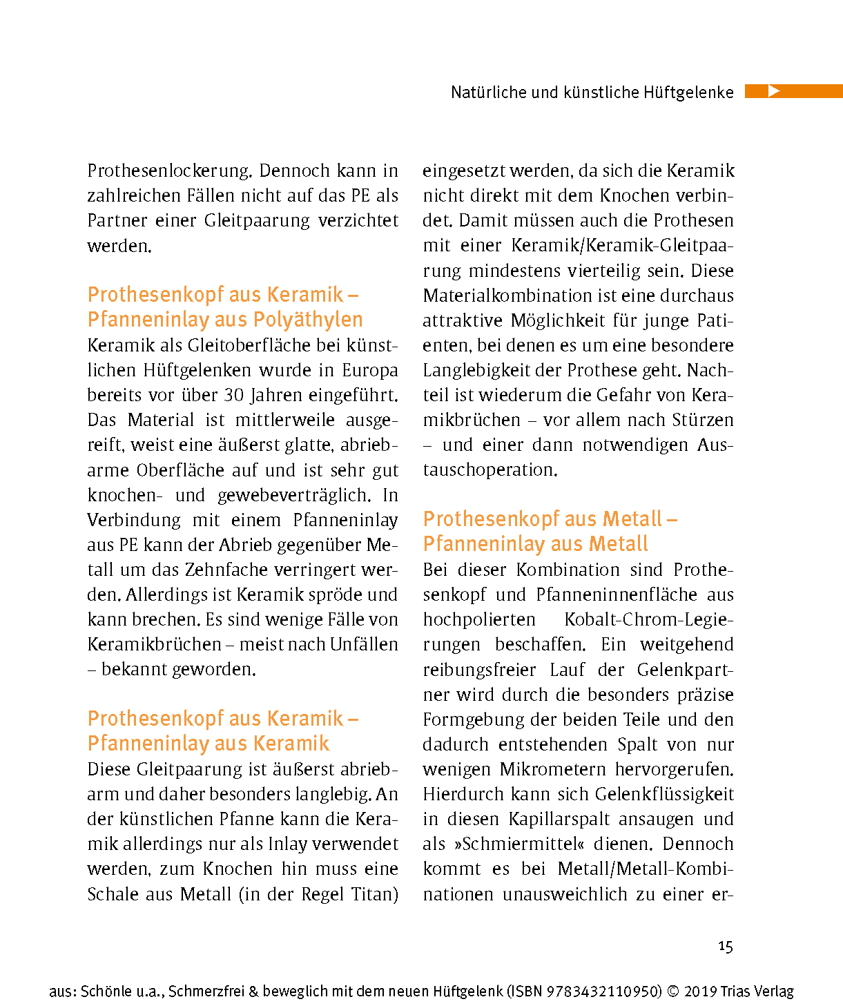 Schmerzfrei & beweglich mit dem neuen Hüftgelenk