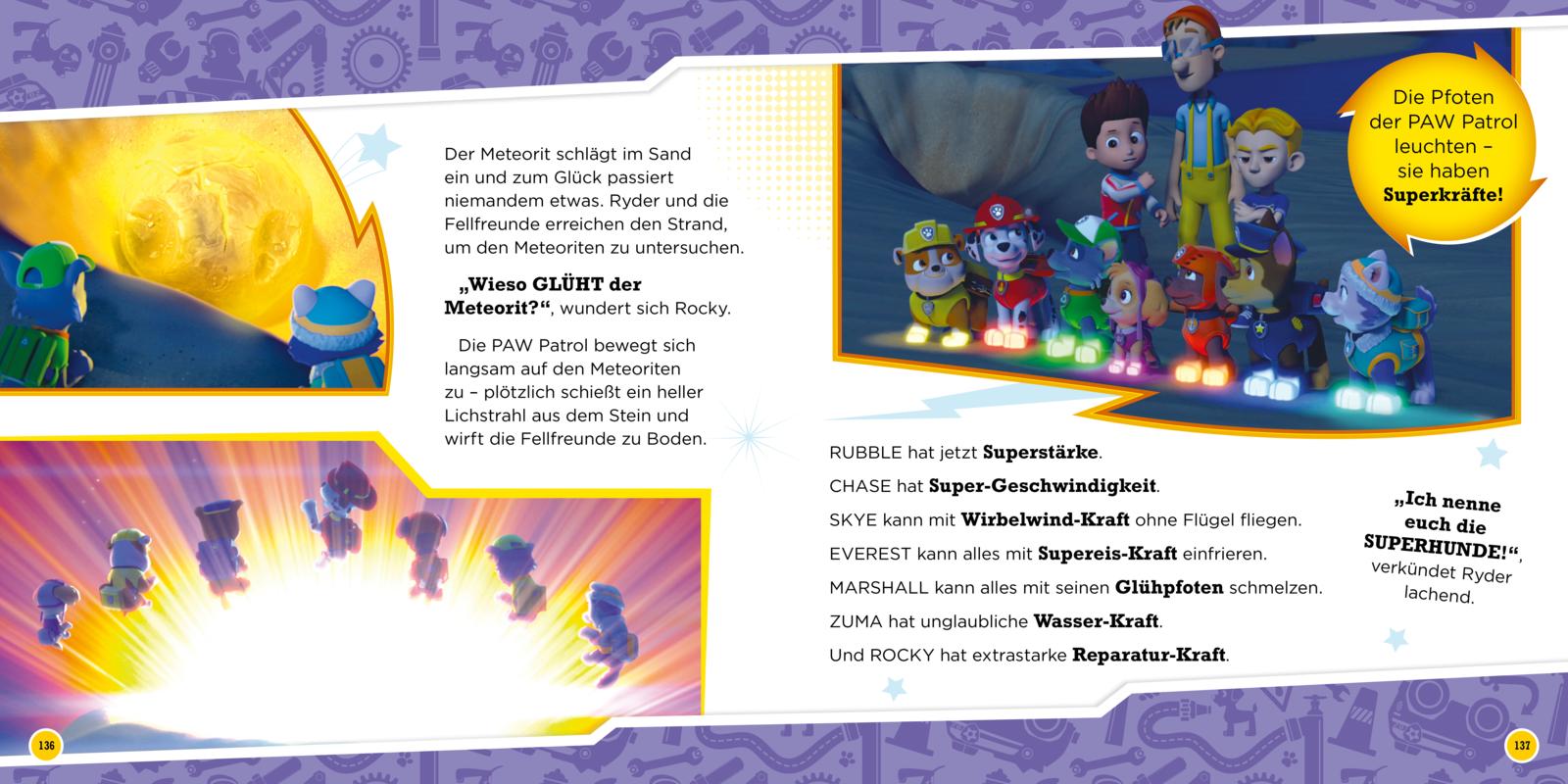 PAW Patrol Geschichtenbuch: Kleine Pfoten auf großen Einsätzen