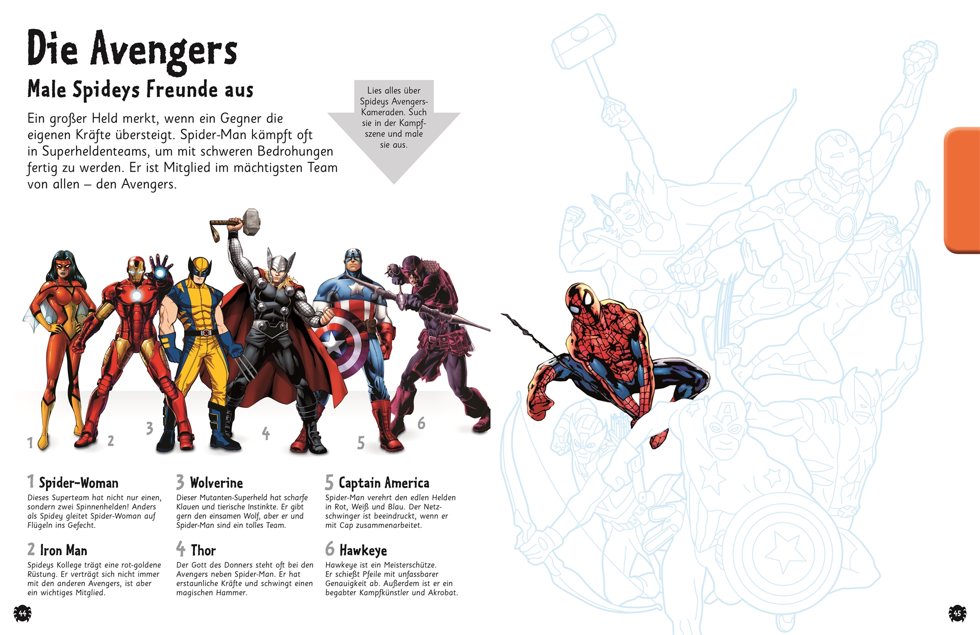 Das Mach-Malbuch Marvel Spider-Man
