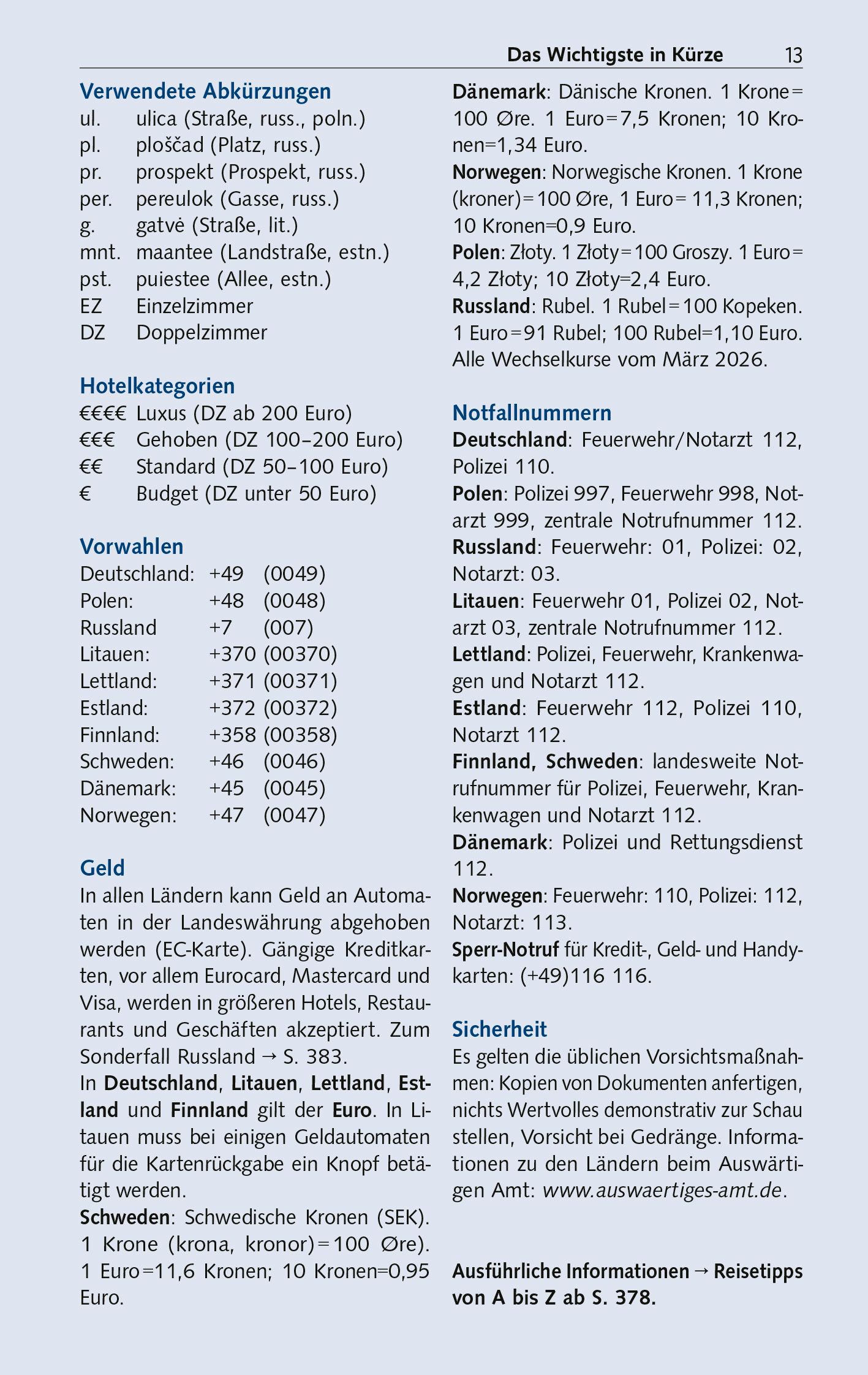 TRESCHER Reiseführer Ostseestädte