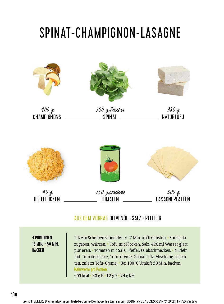 Das einfachste High-Protein-Kochbuch aller Zeiten