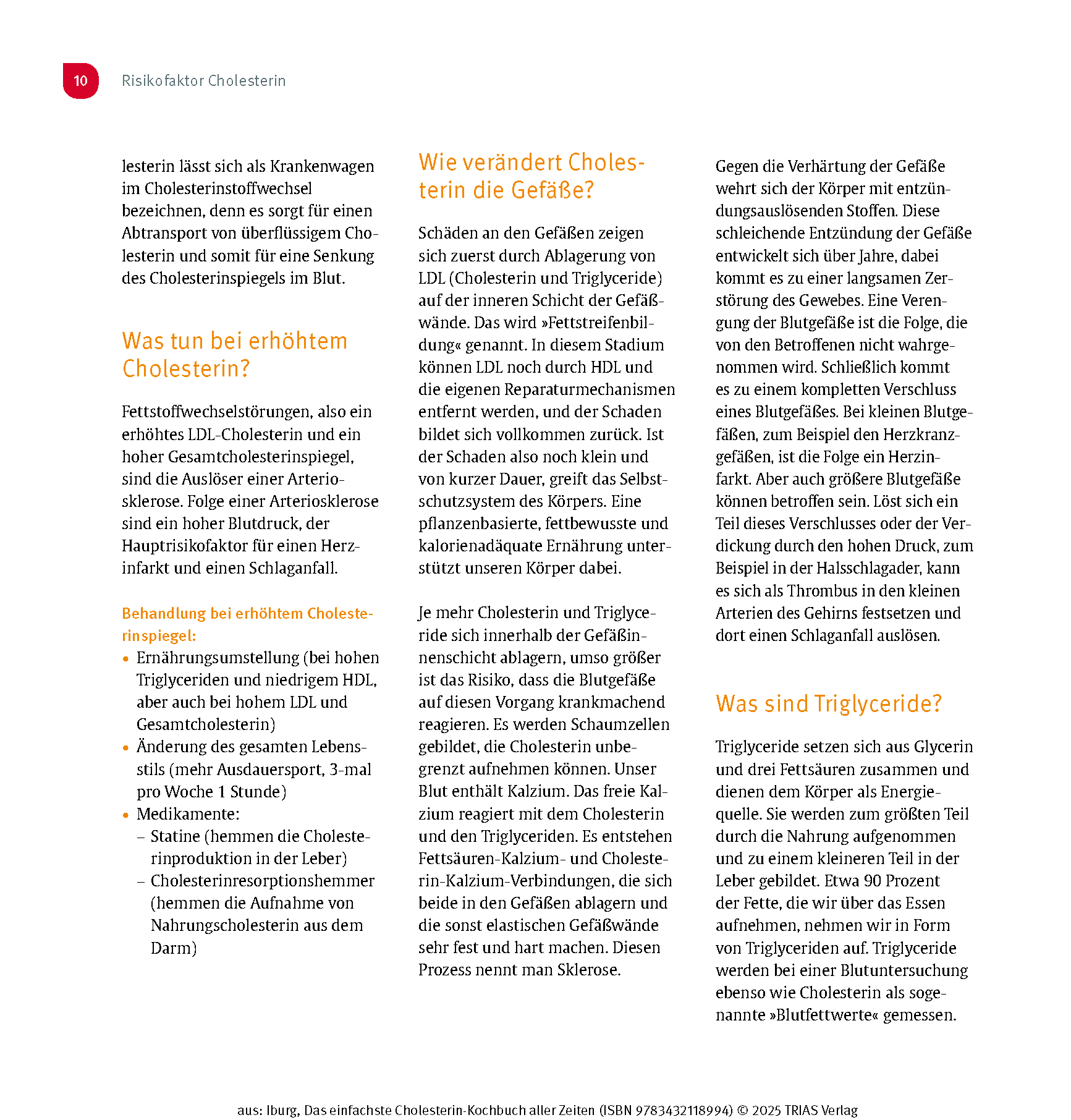 Das einfachste Cholesterin-Kochbuch aller Zeiten