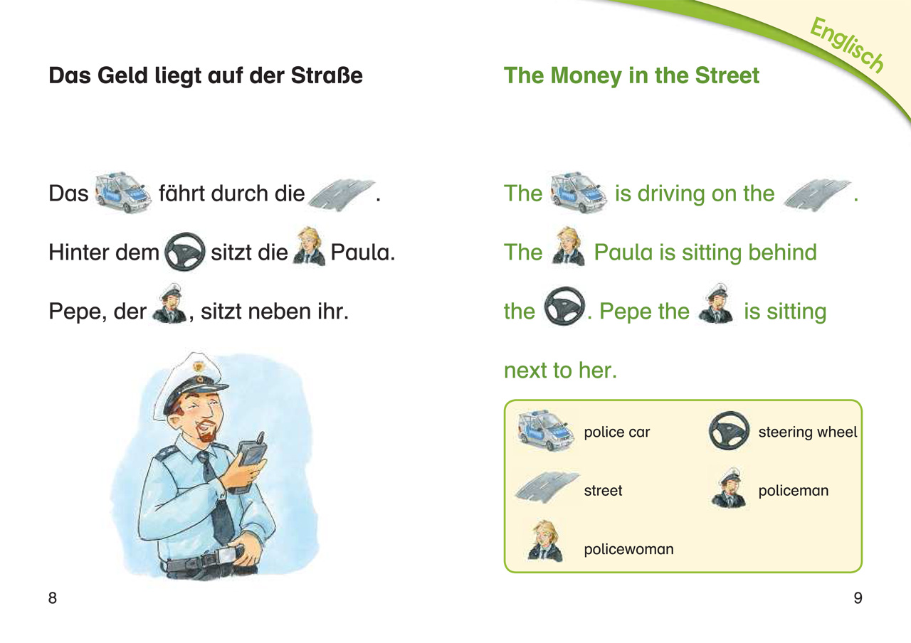 Bildermaus - Mit Bildern Englisch lernen - Polizeigeschichten - Police Stories
