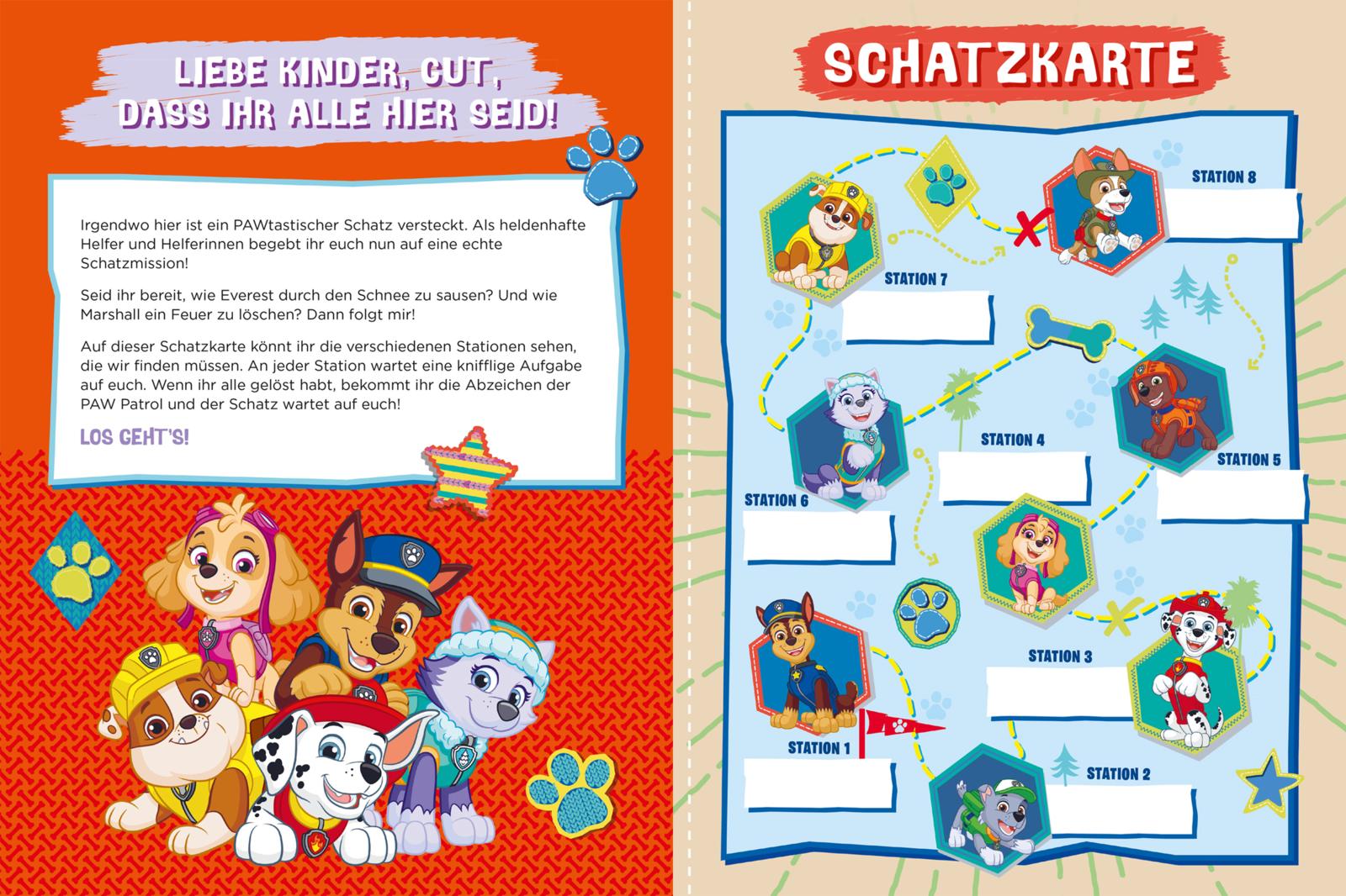 PAW Patrol Mitmachbuch: Meine Schnitzeljagd