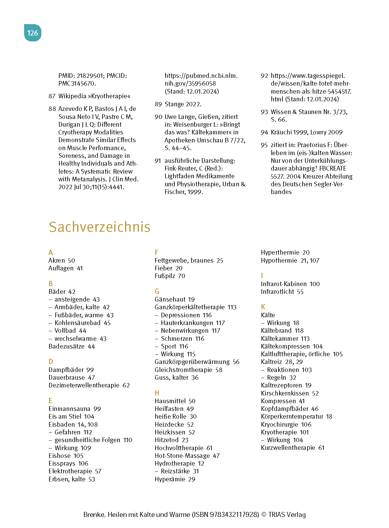 Heilen mit Kälte und Wärme
