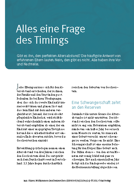 Willkommen Geschwisterchen