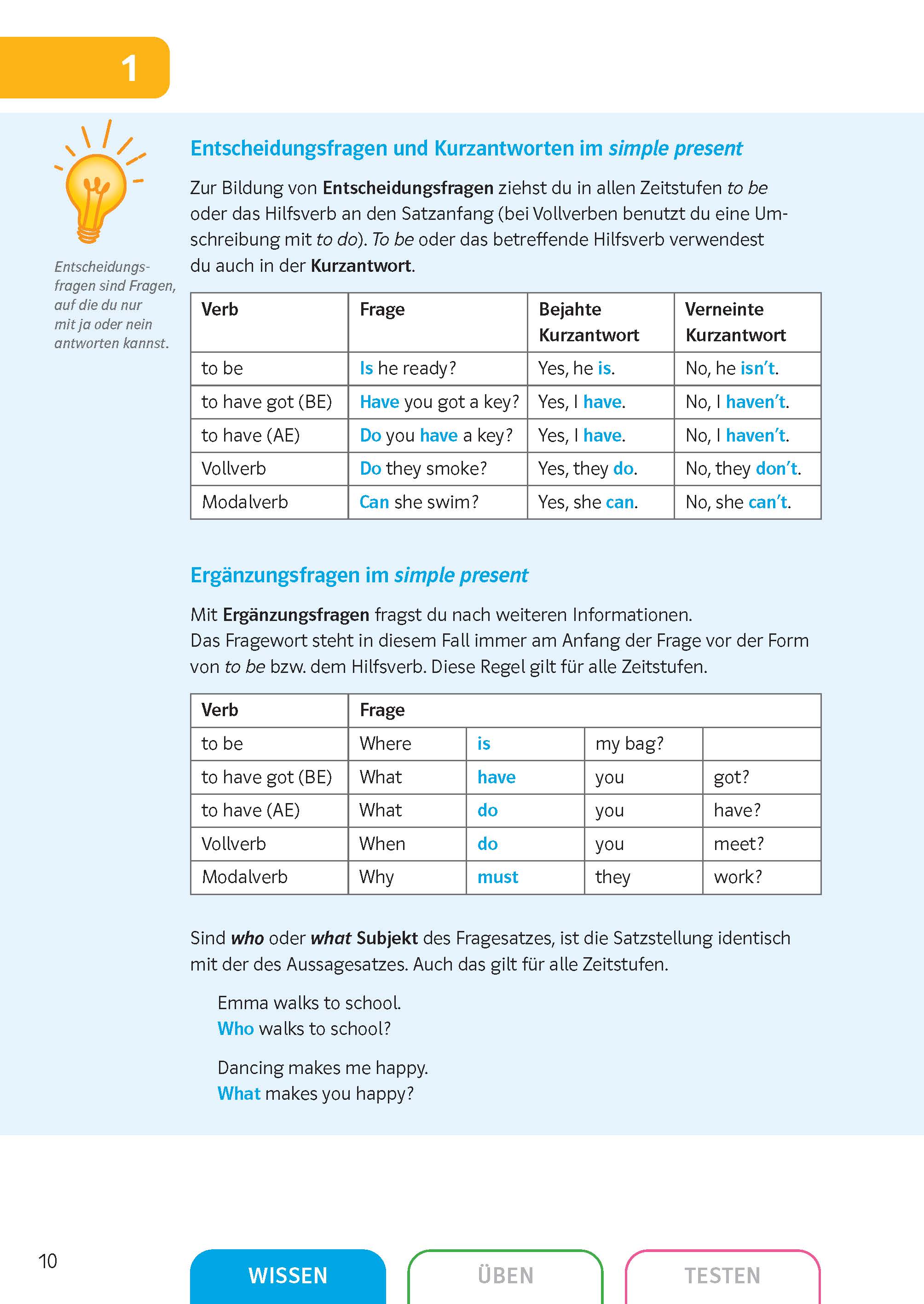 Klett Sicher in Englisch Grammatik 7./8. Klasse