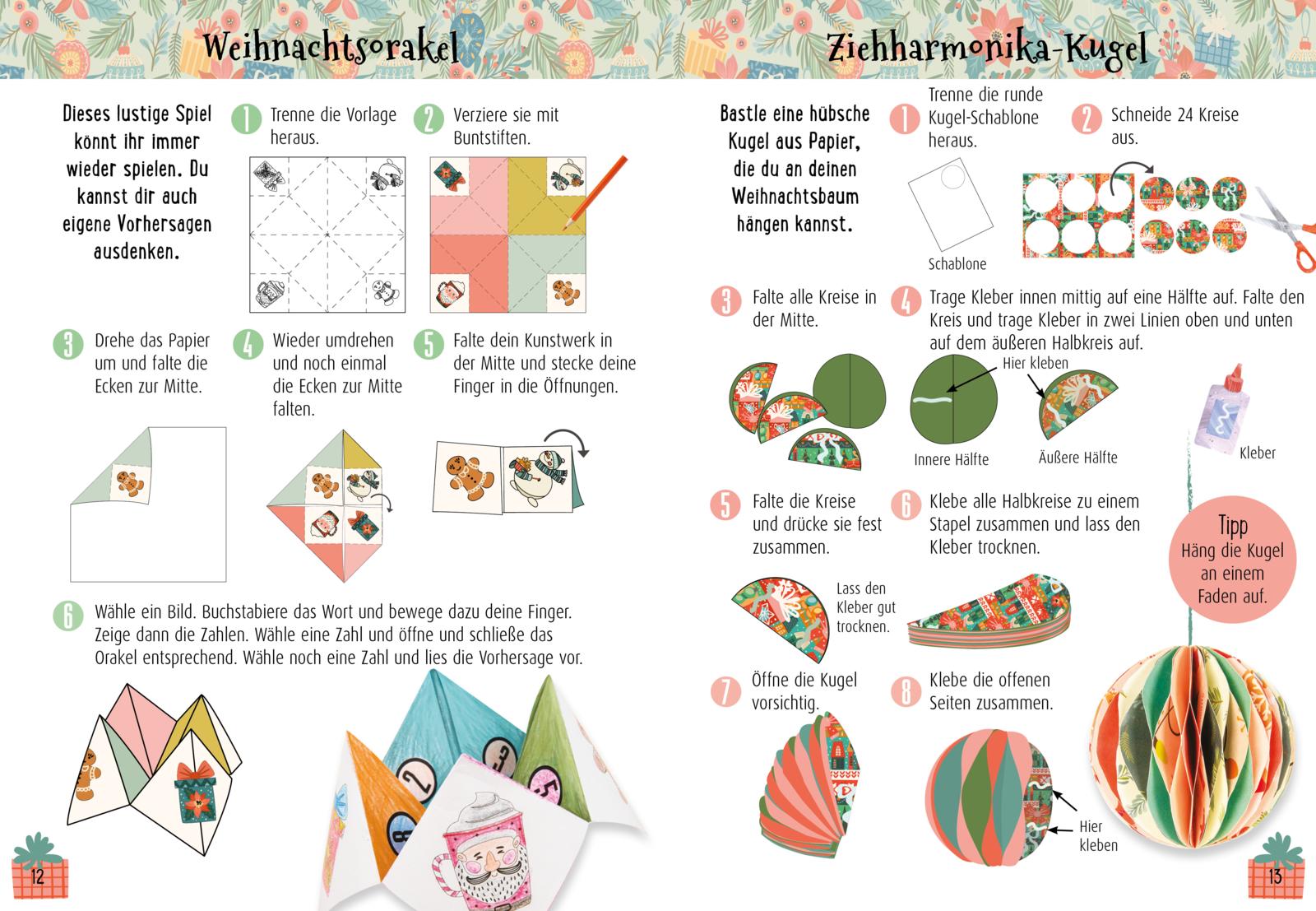 Bastelset für Kinder: Kreatives Bastelset: Weihnachten