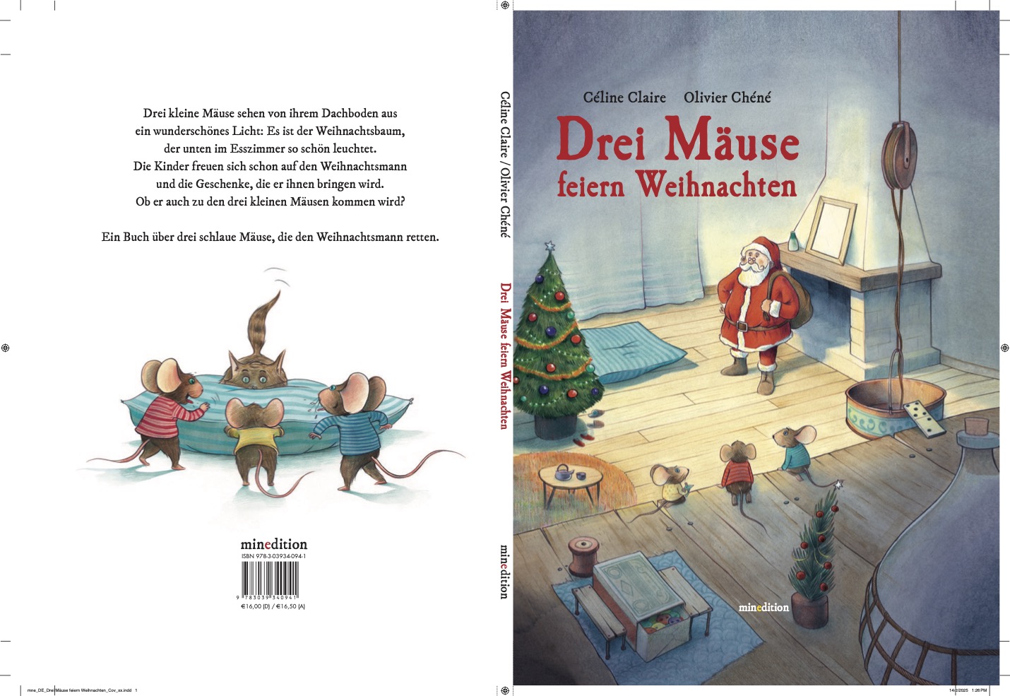 Drei Mäuse feiern Weihnachten