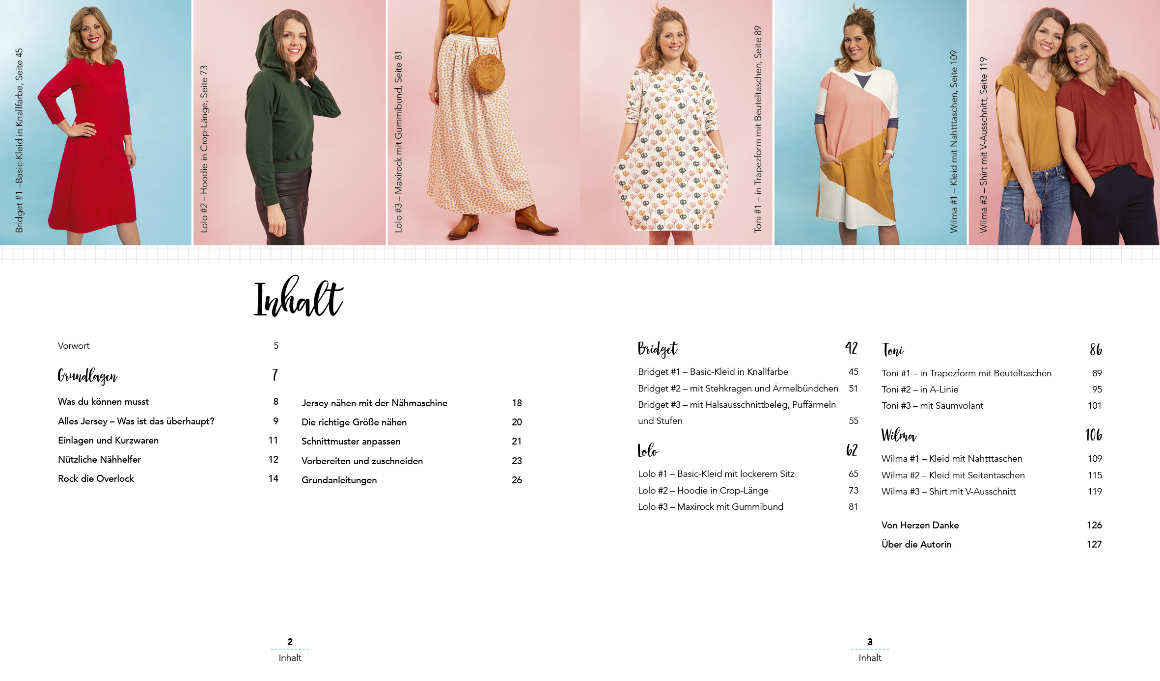Kleider nähen – Über 25 Modelle aus Jersey in den Größen 34–46