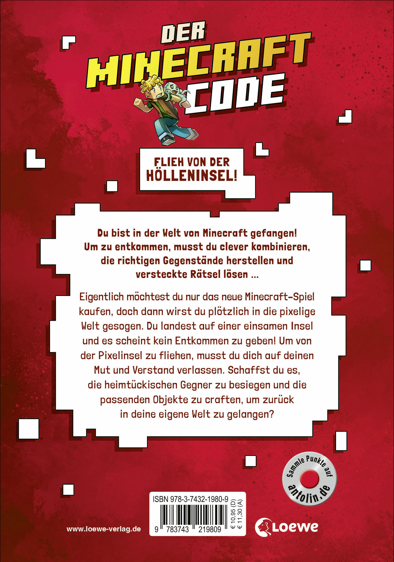 Der Minecraft Code (Band 2) - Gefahr auf der Pixelinsel