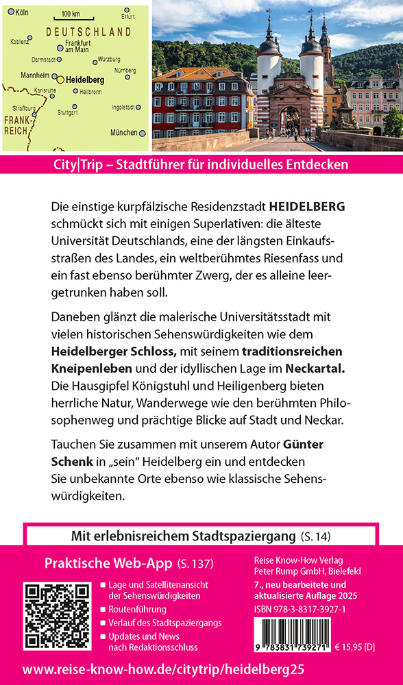 Reise Know-How CityTrip Heidelberg
