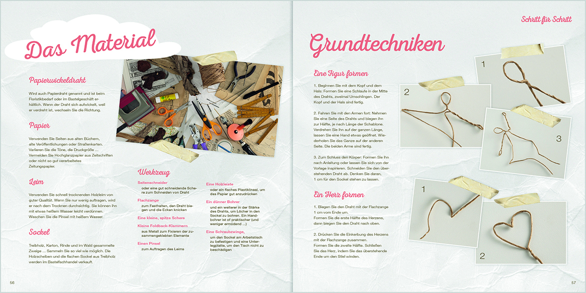Winterliches aus der Papierwerkstatt
