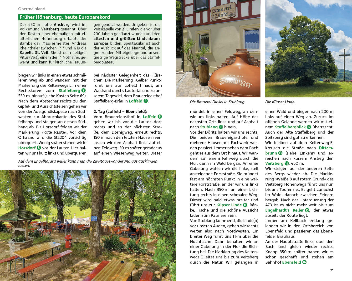 Wochenendtouren Franken