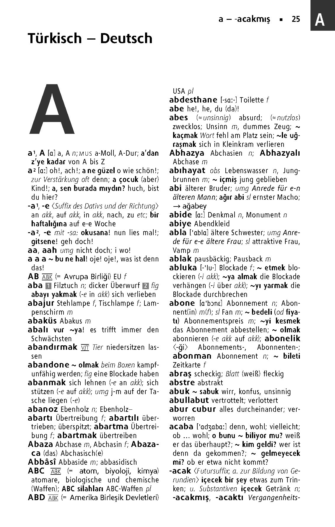 Langenscheidt Taschenwörterbuch Türkisch