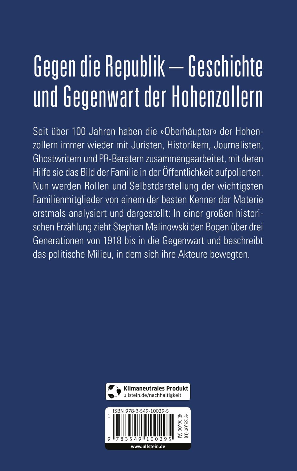 Die Hohenzollern und die Nazis