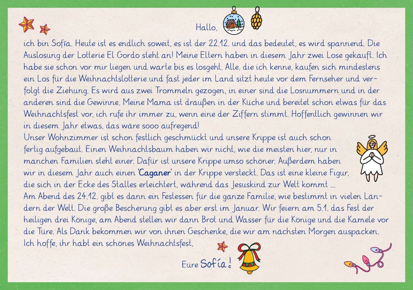 Weihnachtspost aus aller Welt. Adventskalender-Rätsel für Kinder von 8 bis 12